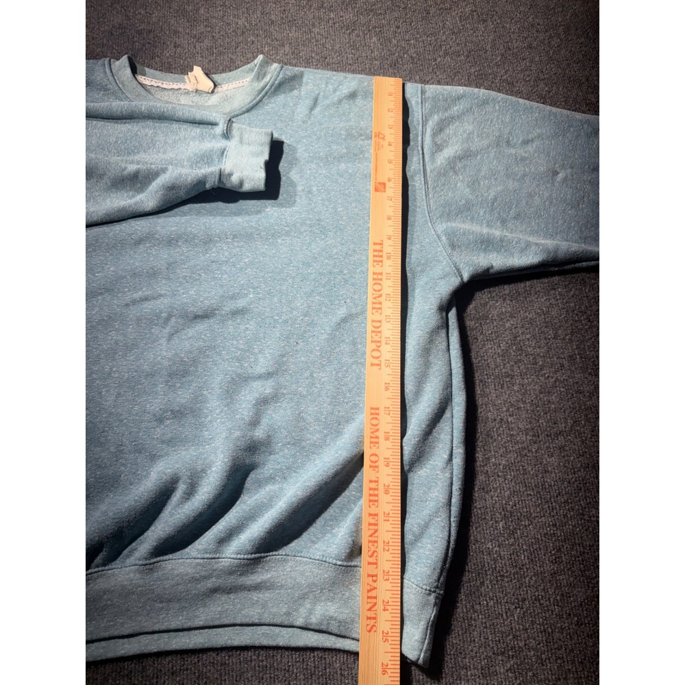 U.S. Vintage Sweatshirt Mens XL Blue Excellent Heathered Crewneck USW9397 - Picture 9 of 9